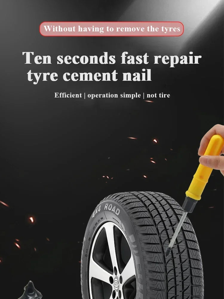 Tire Repair Rubber Nails Puncture Seal Kit for Car Motorcycle Bike