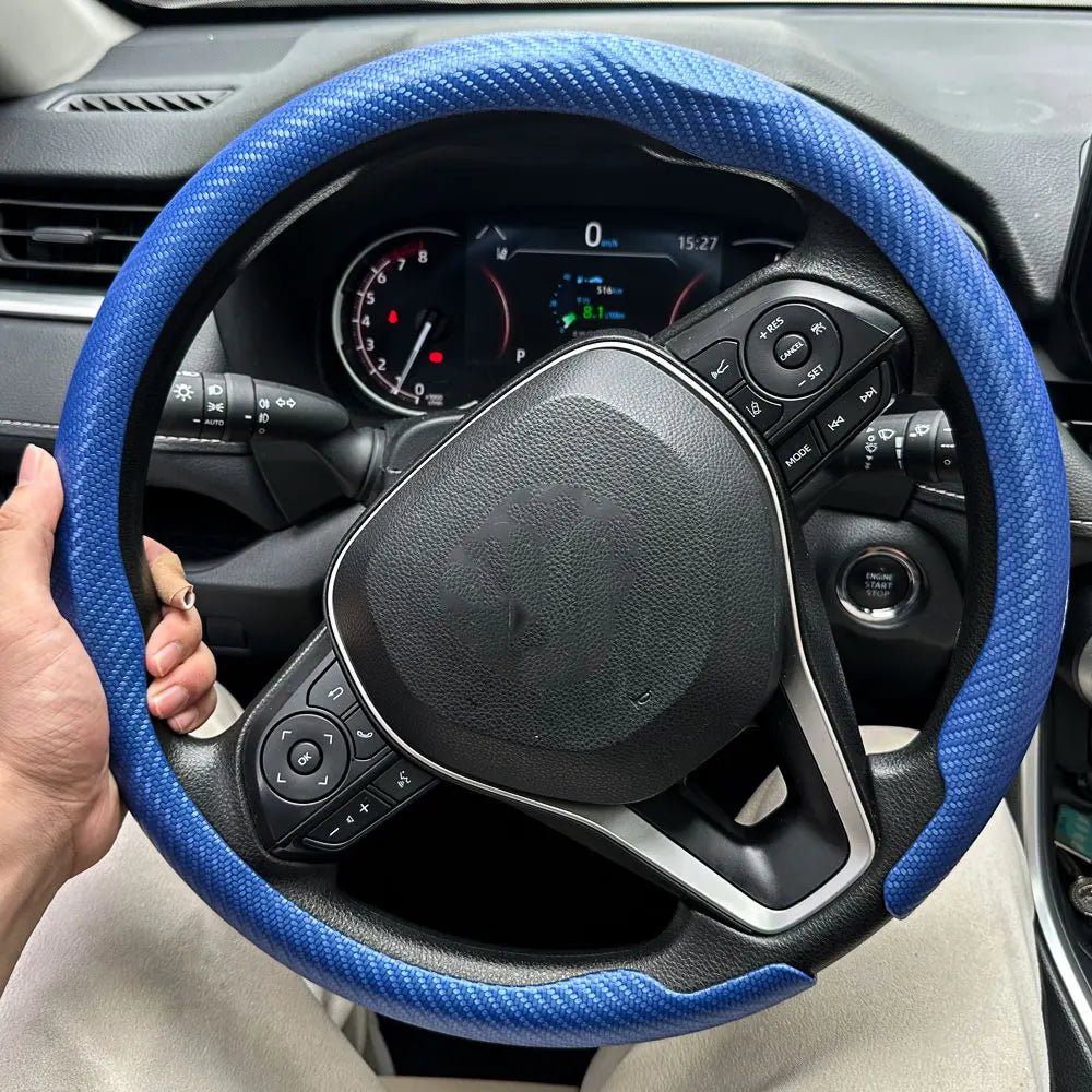 Carbon Fiber Non-Slip Car Steering Wheel Cover