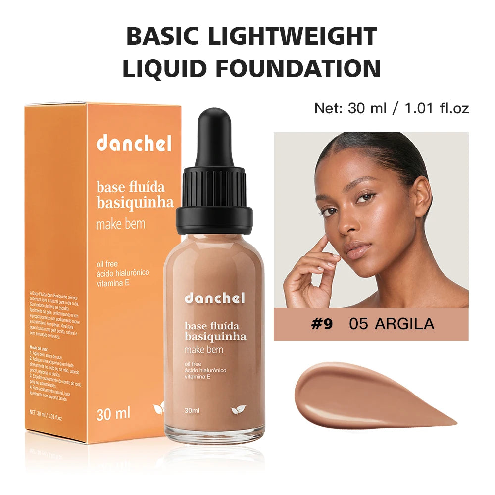 Matte Lightweight Liquid Foundation for Natural Pore-Minimizing Coverage - 21