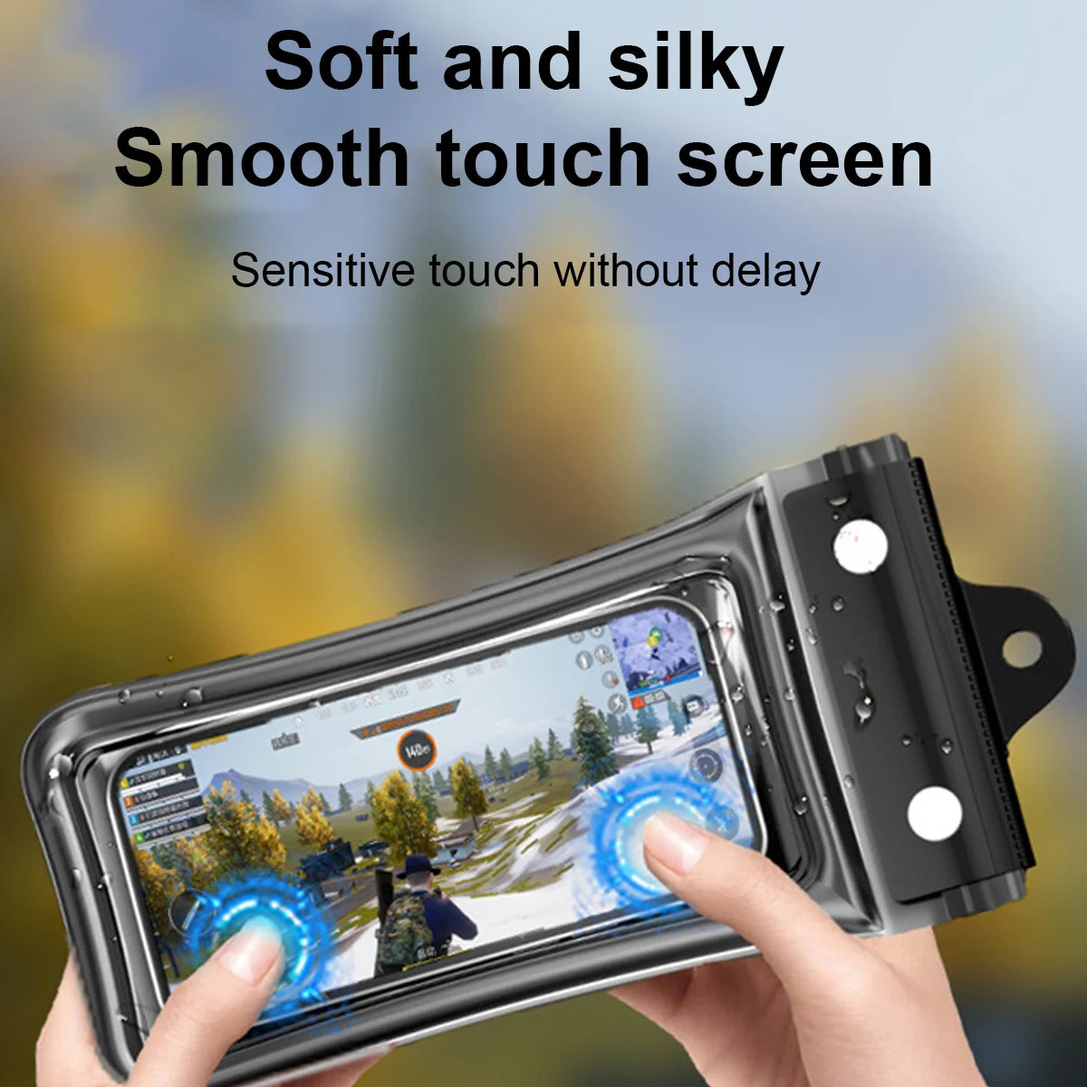 Universal Waterproof Phone Pouch for Swimming and Beach - 10