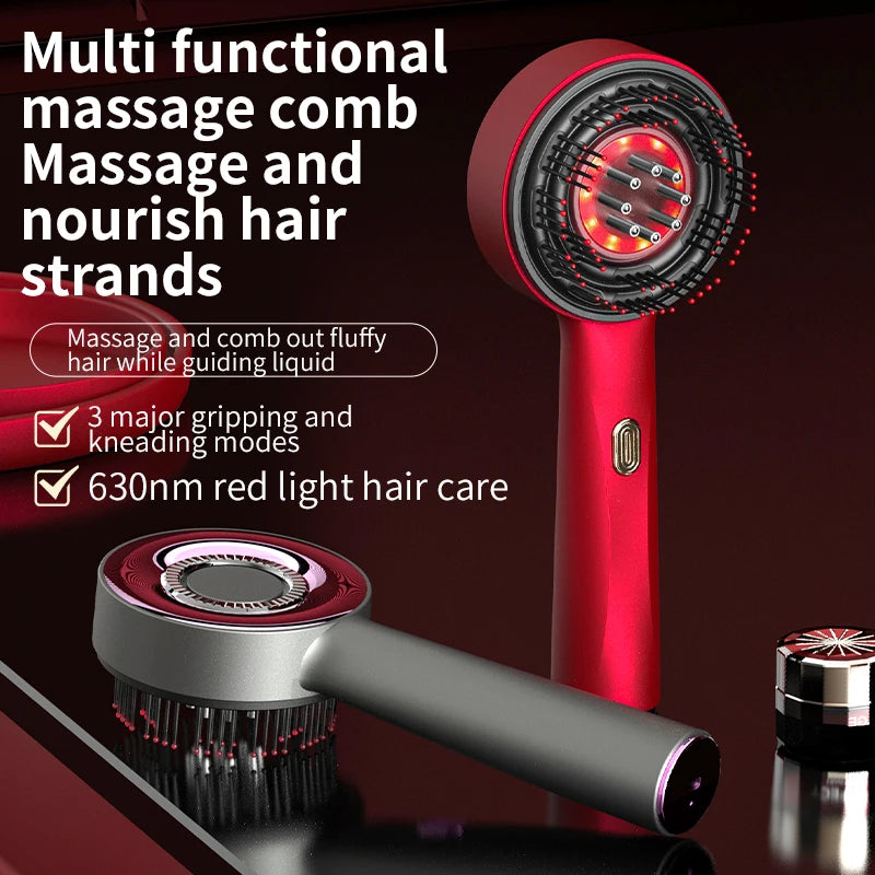 Electric Scalp Massager and Hair Growth Oil Applicator Comb - 1