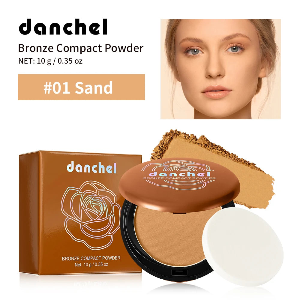 Matte Bronze Pressed Setting Powder for Facial Contouring - 24