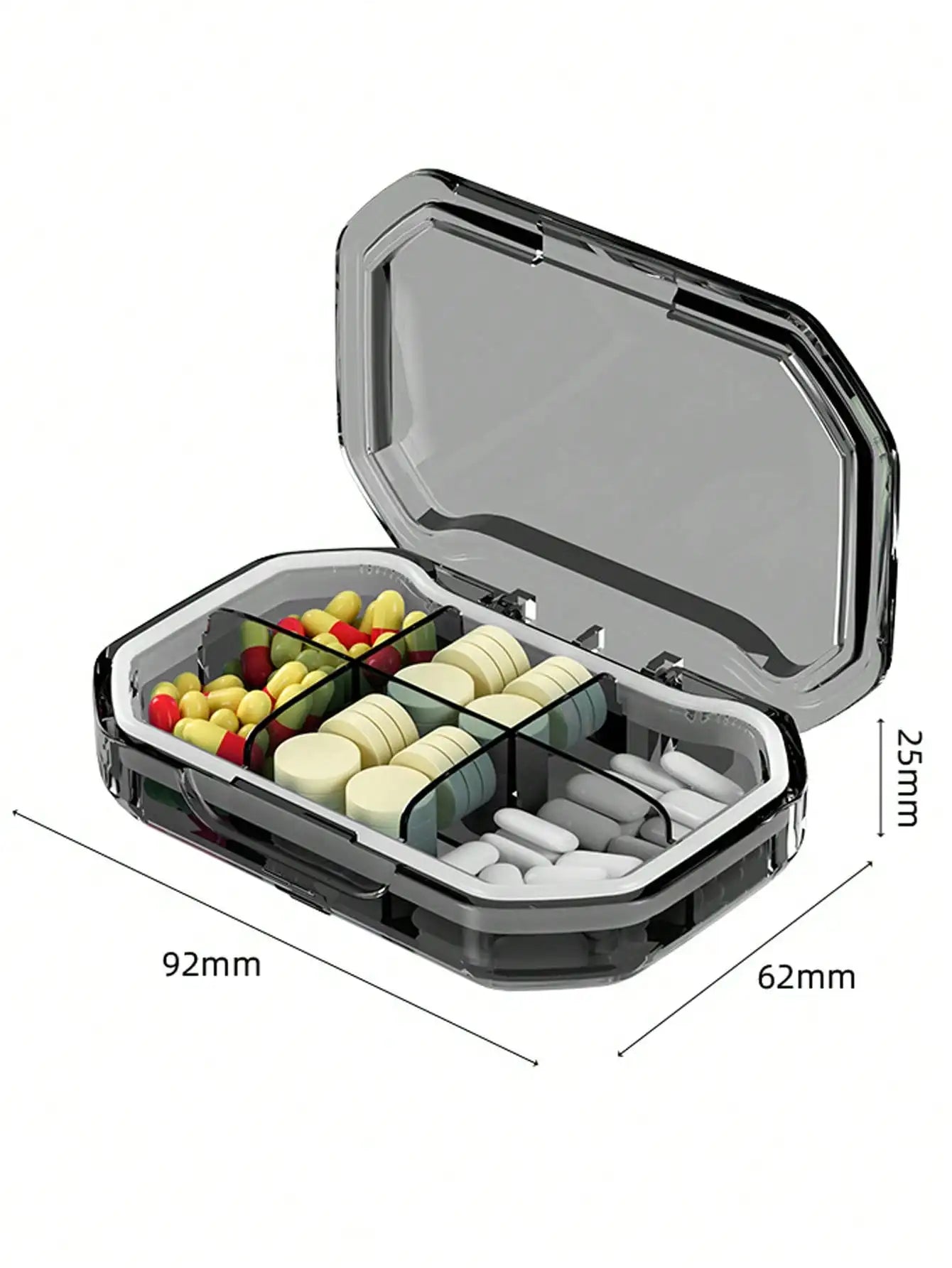 Portable Moisture-Proof Daily Pill Storage Organizer - 10