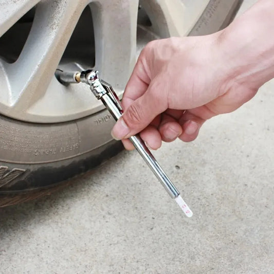 Portable Pen-Style Tire Pressure Gauge for Cars and Motorcycles