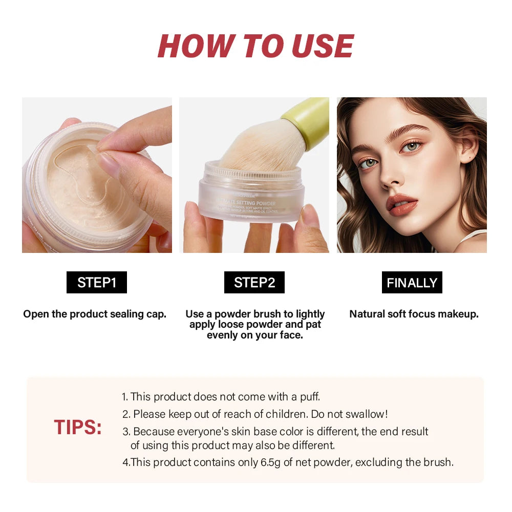Oil-Control Blurring Loose Setting Powder - 4