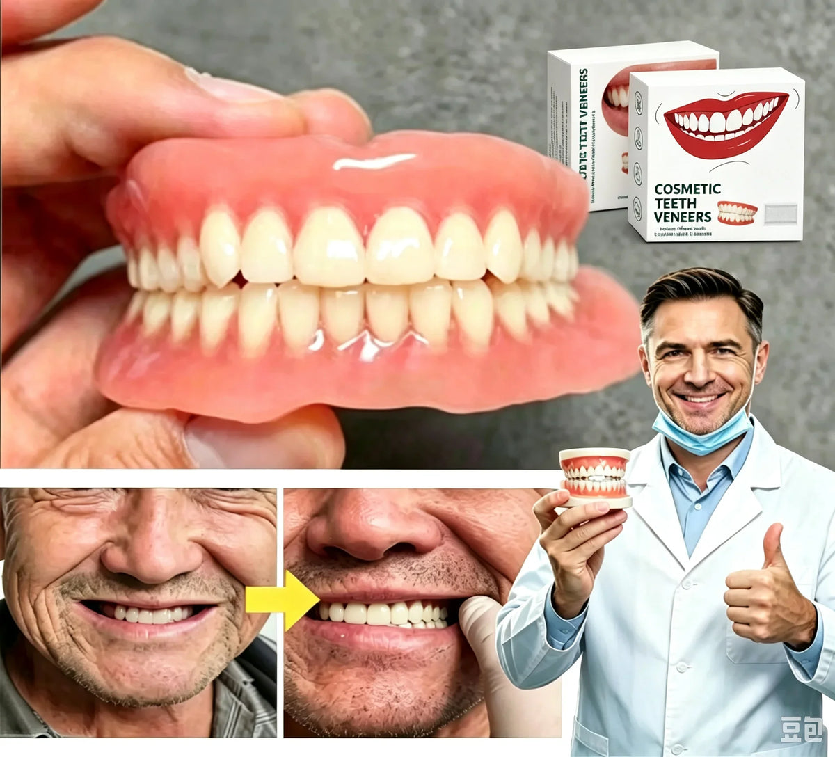 Custom Fit Cosmetic Smile Veneers for Instant Teeth Restoration