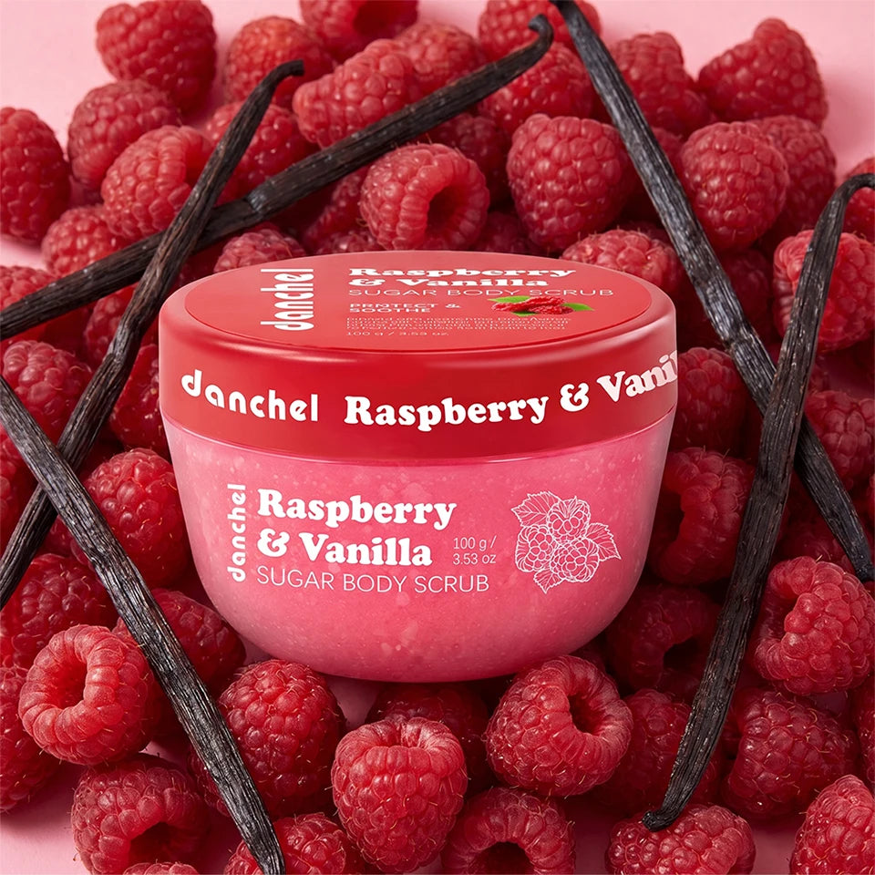 Raspberry & Vanilla Sugar Exfoliating Body Scrub