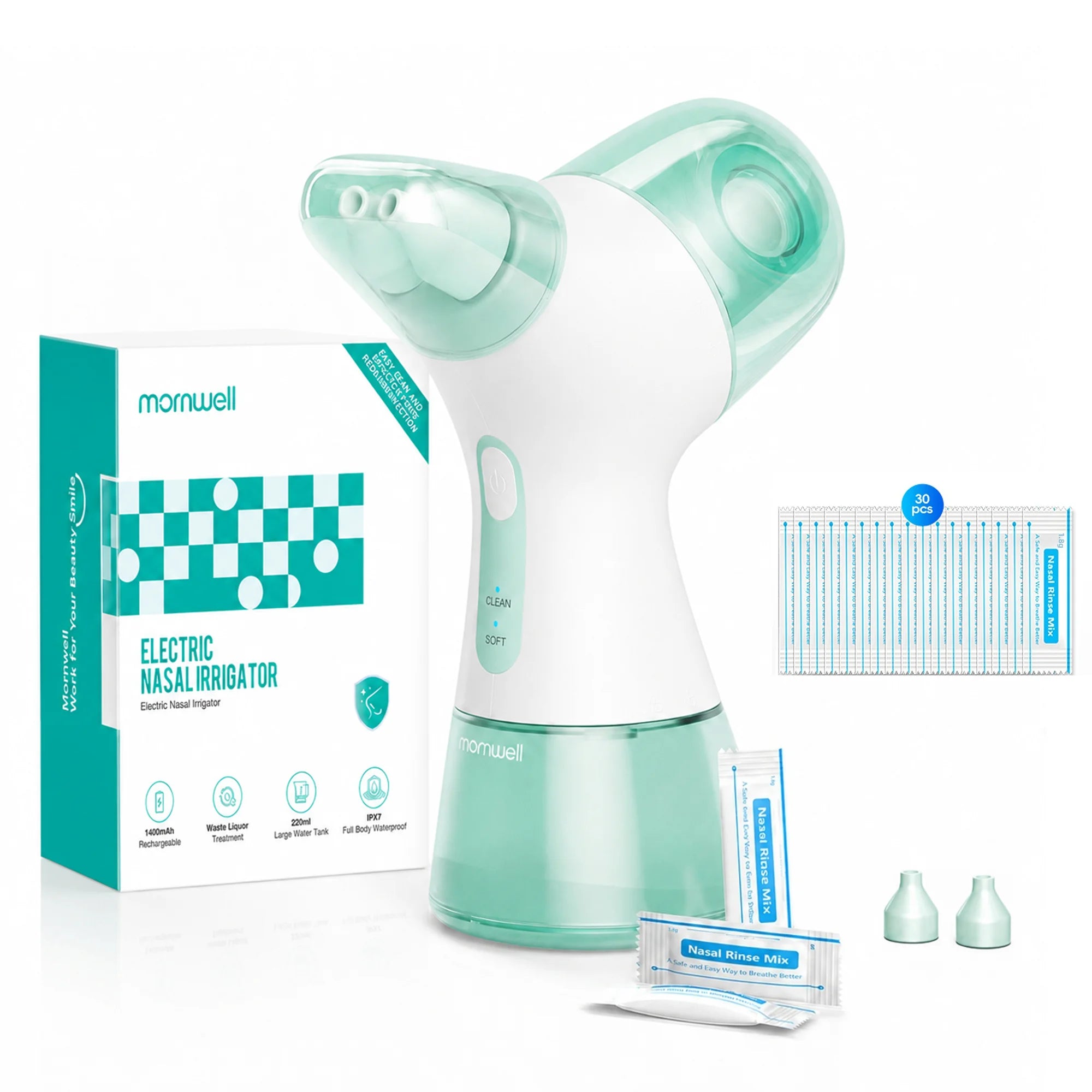 Electric Nasal Irrigation System for Sinus and Allergy Relief - 25