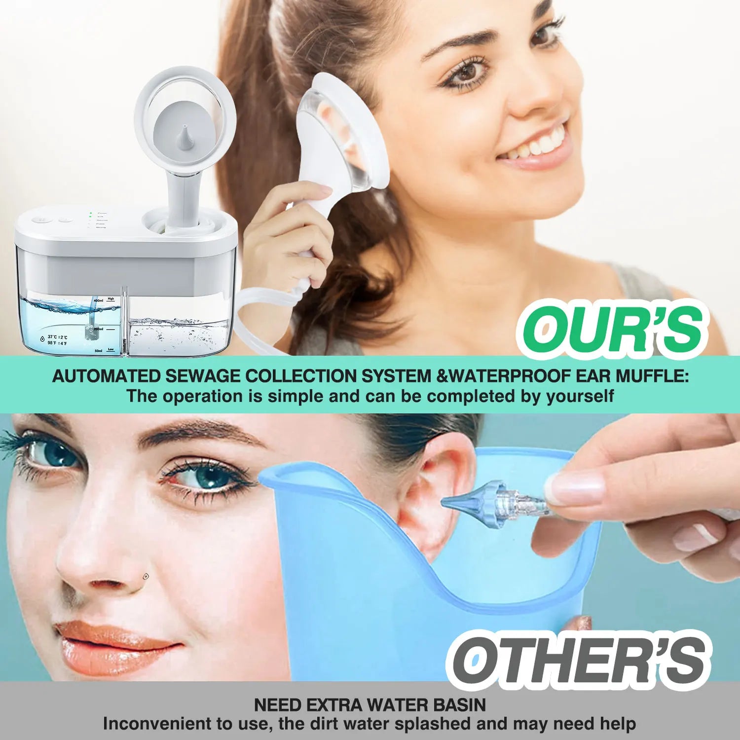 Electric Cordless Ear Wax Removal Irrigation System - 8