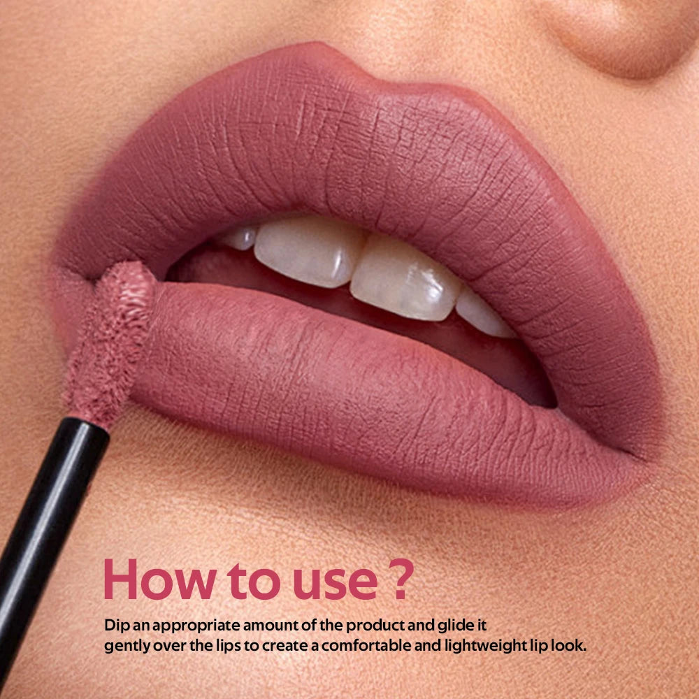 Waterproof Long-Lasting Matte Teddy Lip Tint - 4