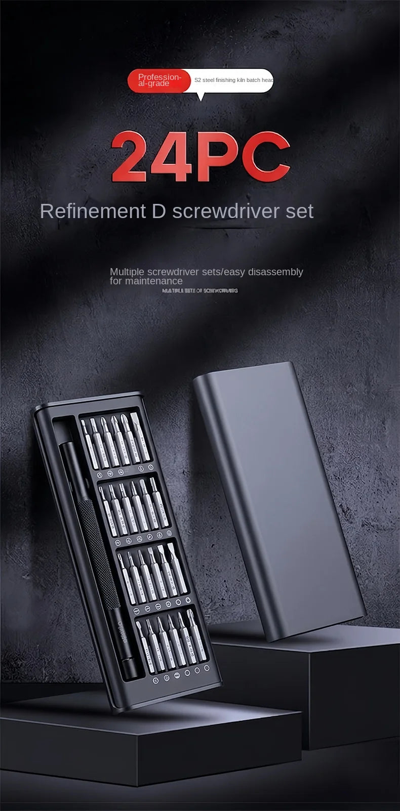 25-in-1 Precision Screwdriver Set for Electronics Repair