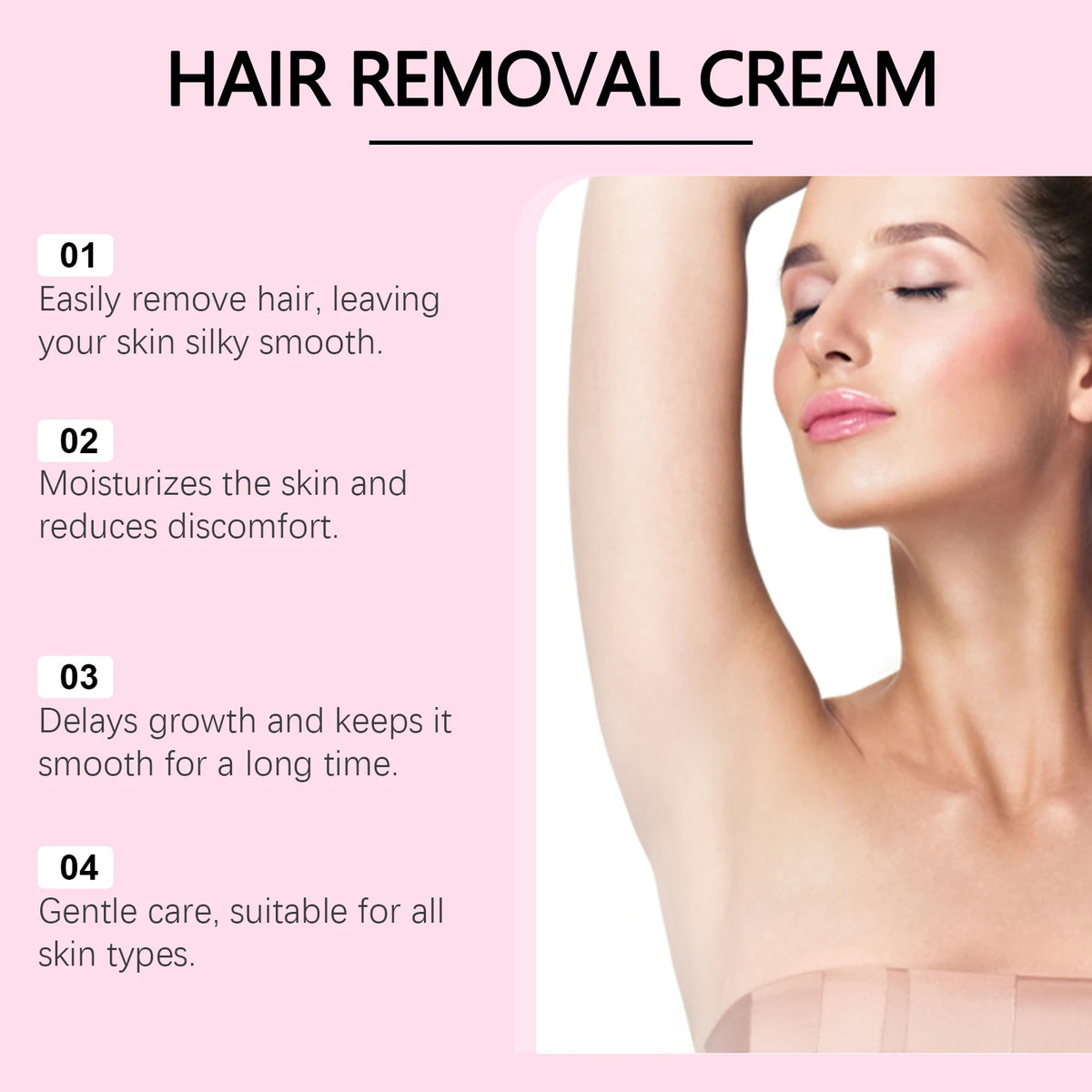 Gentle Hair Removal Cream and Soothing Oil Set