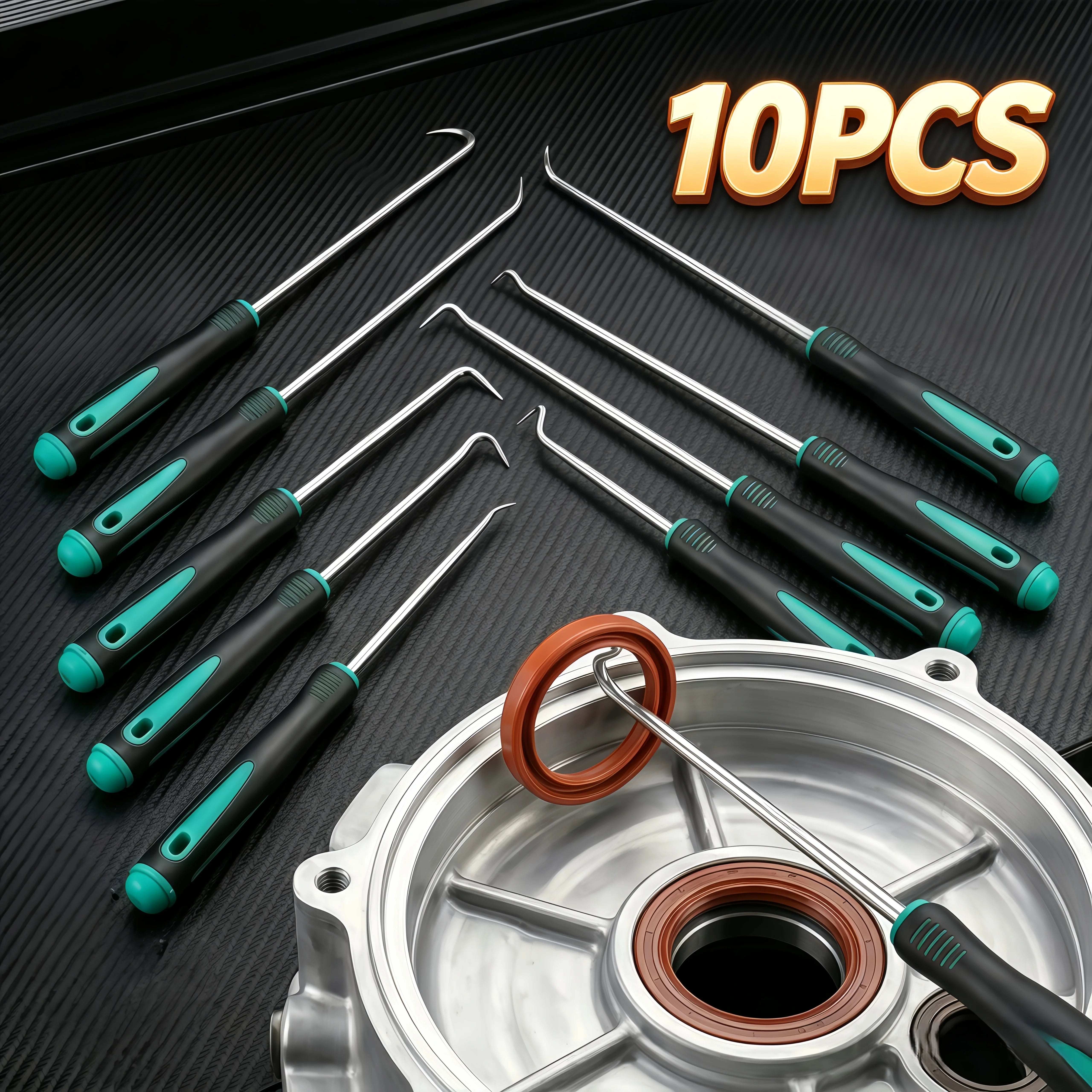 Precision Pick and Hook Set Automotive O-Ring and Seal Removal Tool - 1