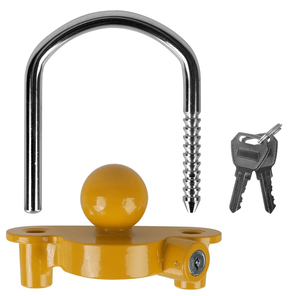 Heavy Duty Adjustable Trailer Coupler Security Hitch Lock