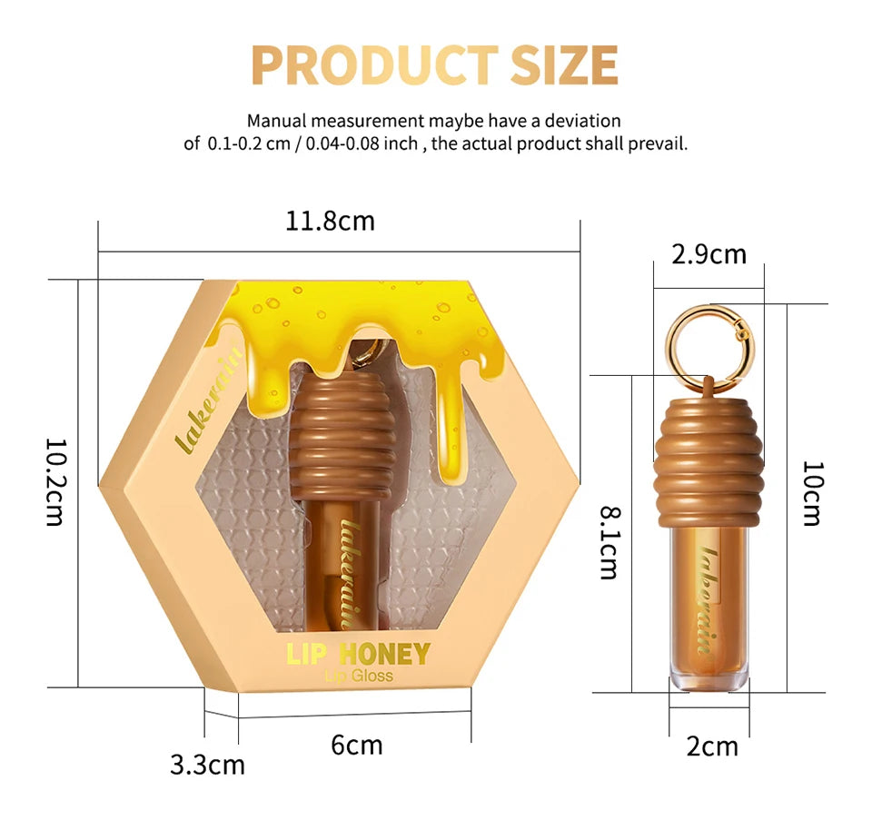 Honey and Chocolate Moisturizing Lip Gloss Set