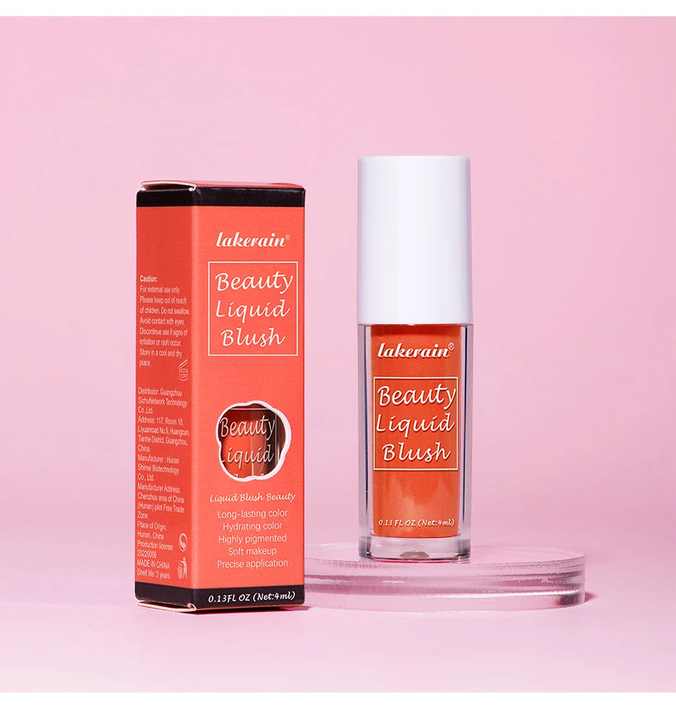 Long-Lasting Waterproof Liquid Face Blush - 18