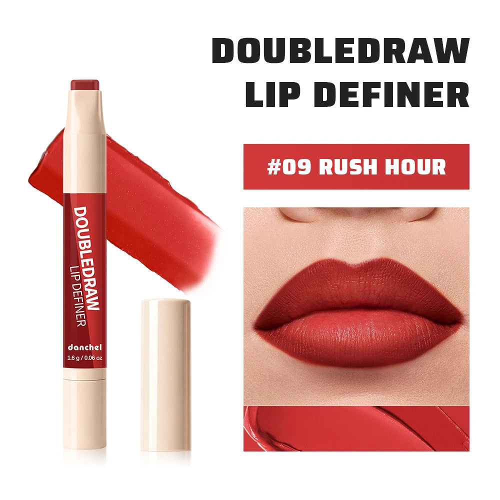 2-in-1 Matte Velvet Lip Liner and Hydrating Lip Gloss - 23