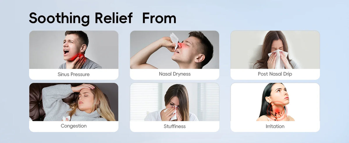 Electric Nasal Irrigator and Sinus Rinse System