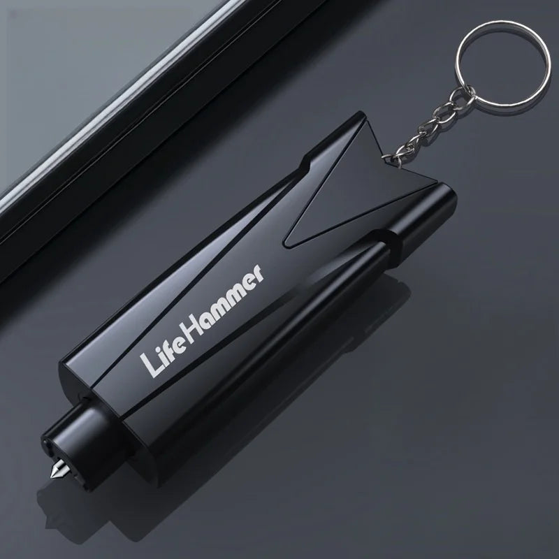 Emergency Car Window Breaker and Seat Belt Cutter Tool - 28