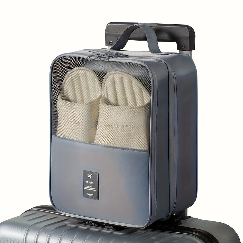 3-Pair Travel Shoe Organizer Bag for Suitcases