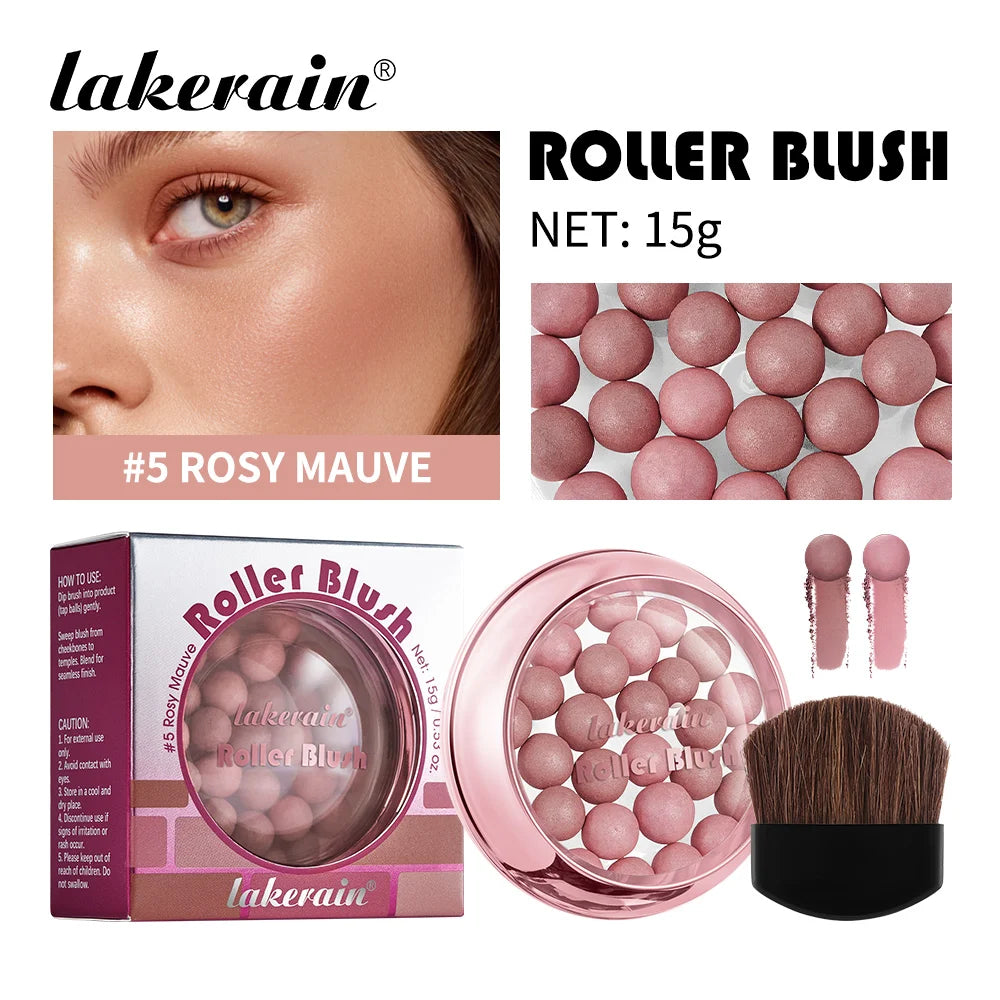 Long-Lasting Shimmering Spherical Powder Blush - 25