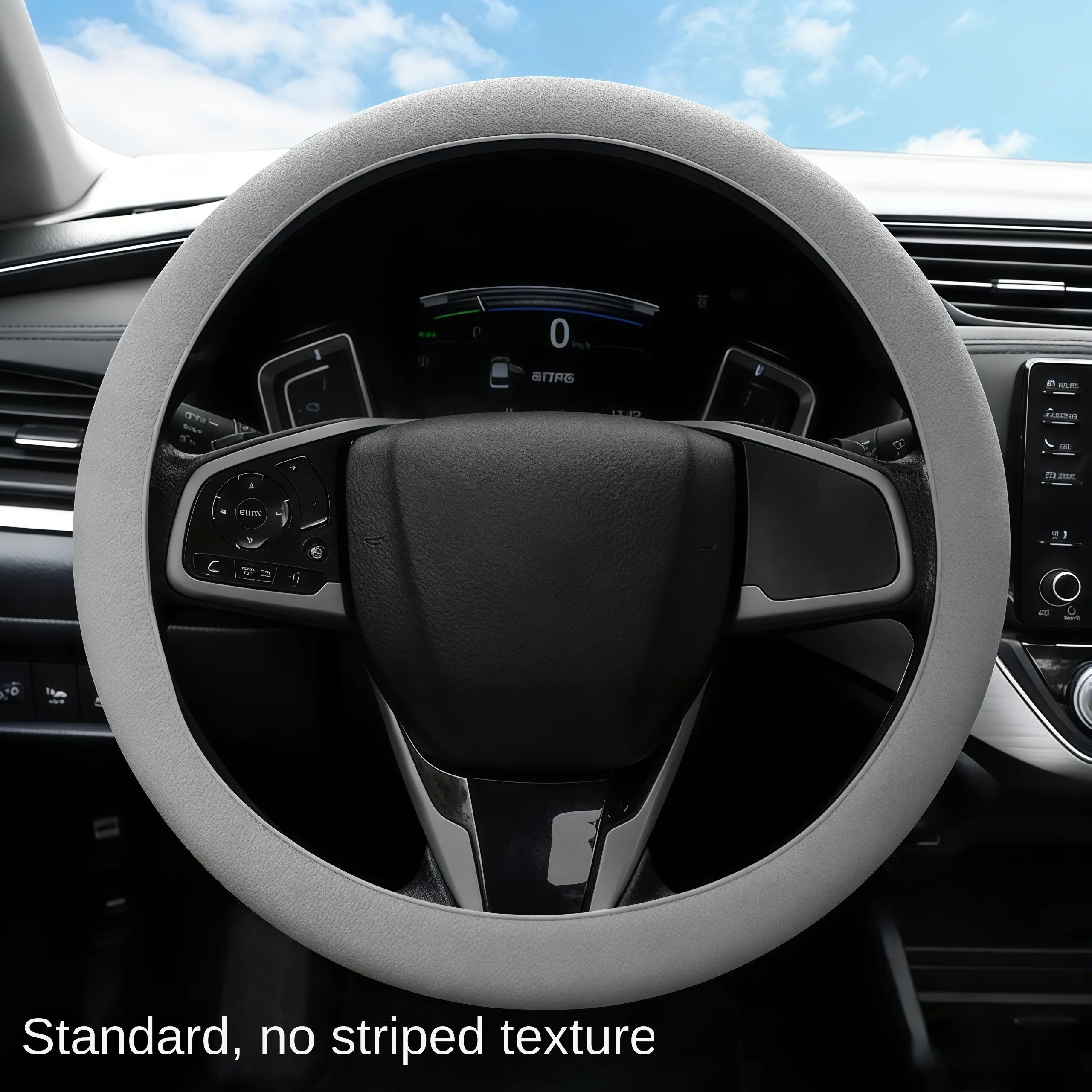 Non-Slip Breathable Silicone Car Steering Wheel Cover - 25