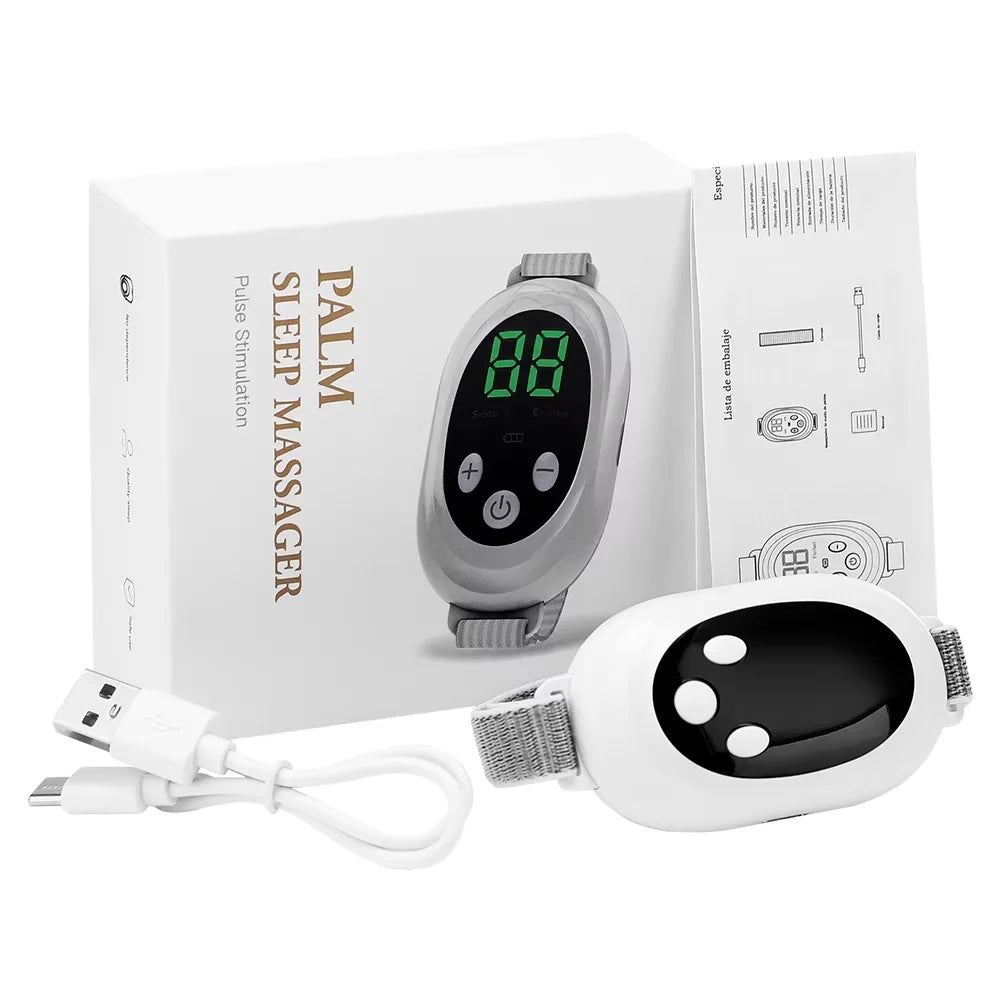 Microcurrent Handheld Sleep Aid Device for Stress and Anxiety Relief