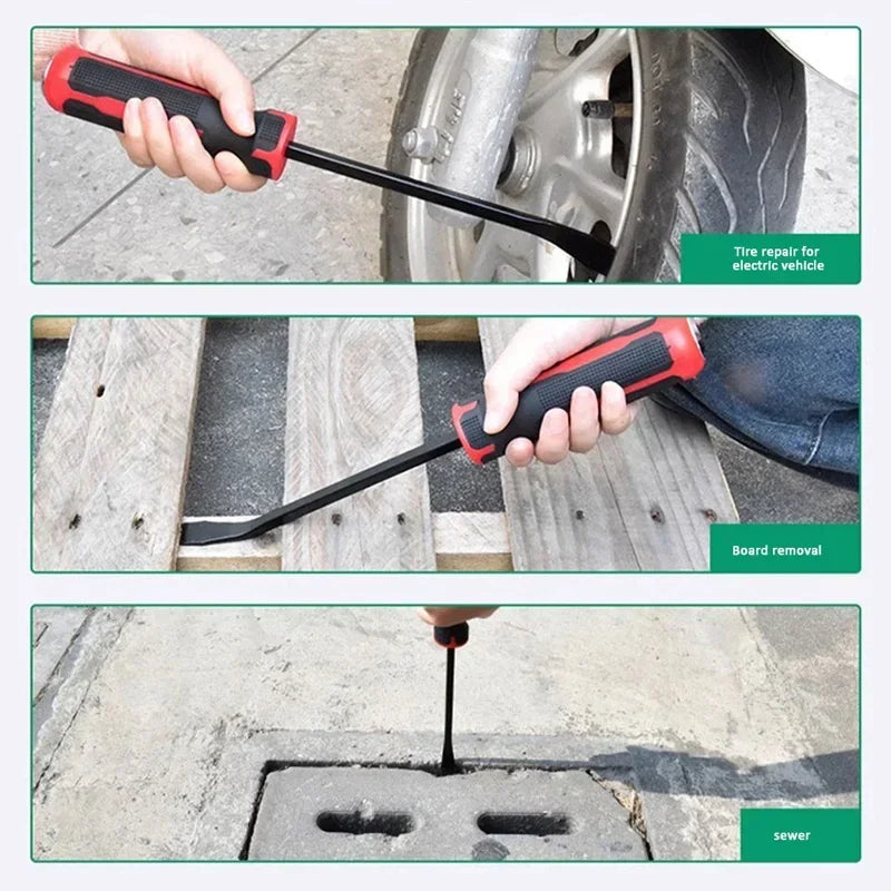 Heavy Duty Industrial Pry Bar with Ergonomic Handle - 6