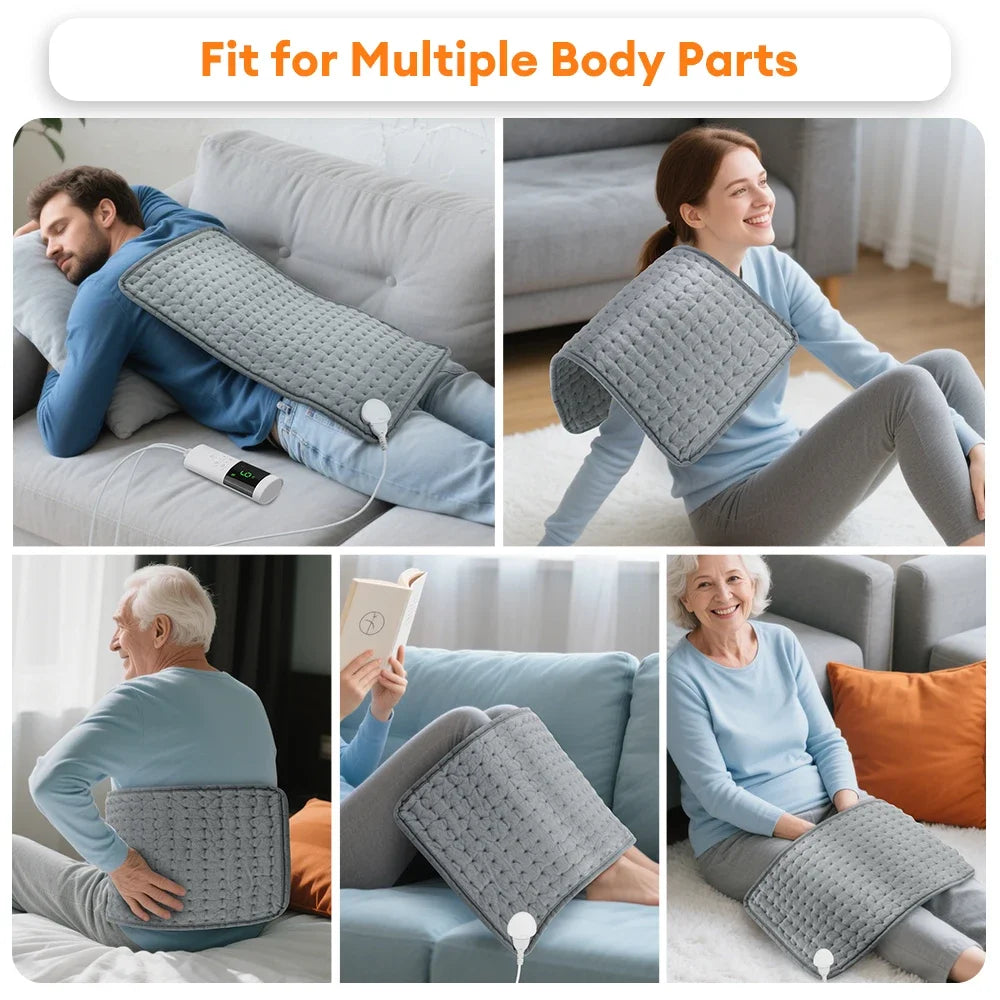 Electric Heating Pad for Back and Muscle Pain Relief - 4