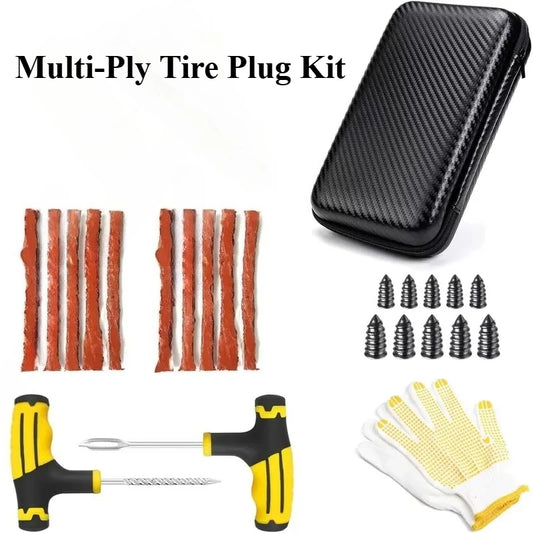 Emergency Tire Puncture Repair Kit for Vehicles