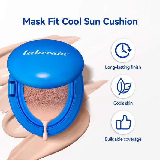 Long-Lasting Semi-Matte Cushion Foundation with Sun Protection