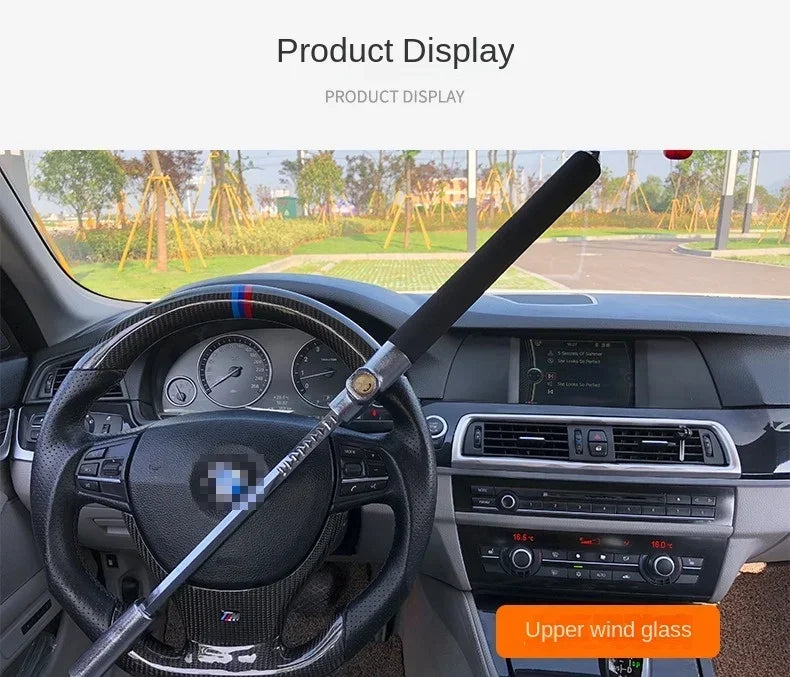 Adjustable Car Steering Wheel Security Lock