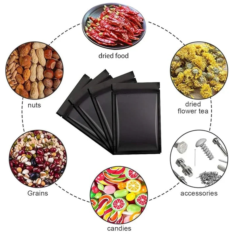 Frosted Self-Sealing Smell-Proof Storage Bags - 5