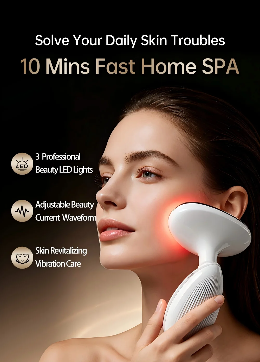 LED Facial and Body Skin Tightening & Sculpting Massage Tool