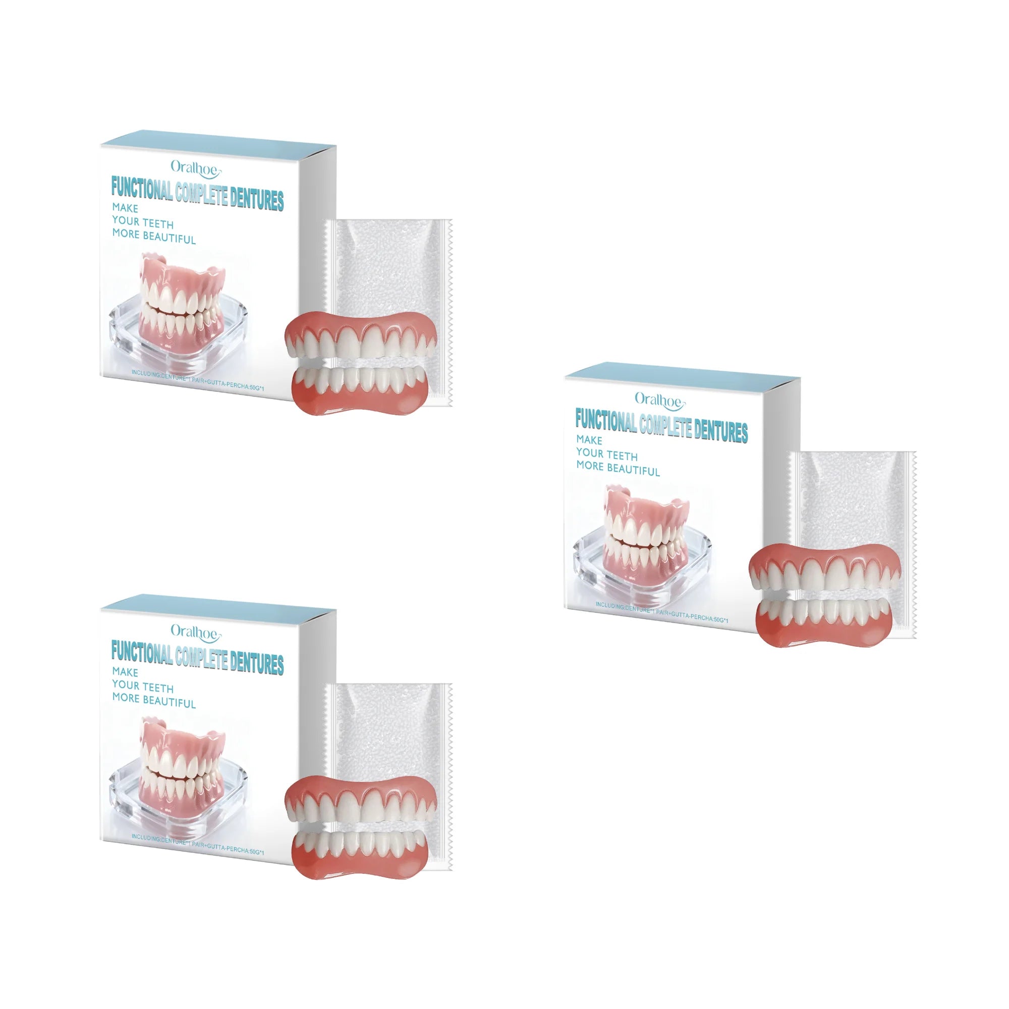 Cosmetic Denture Set for Instant Smile Enhancement - 14