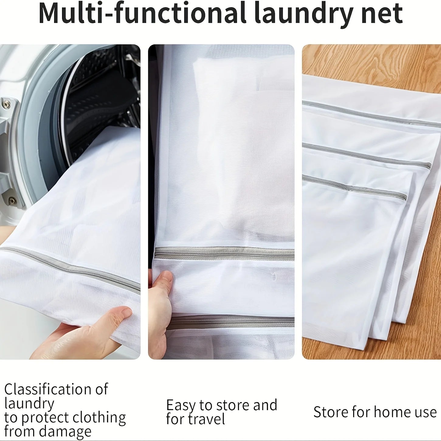 Fine Mesh Laundry Bags for Washing Machines - 6