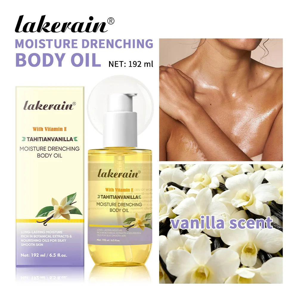 Vanilla Hydrating Body Oil for Dry Skin