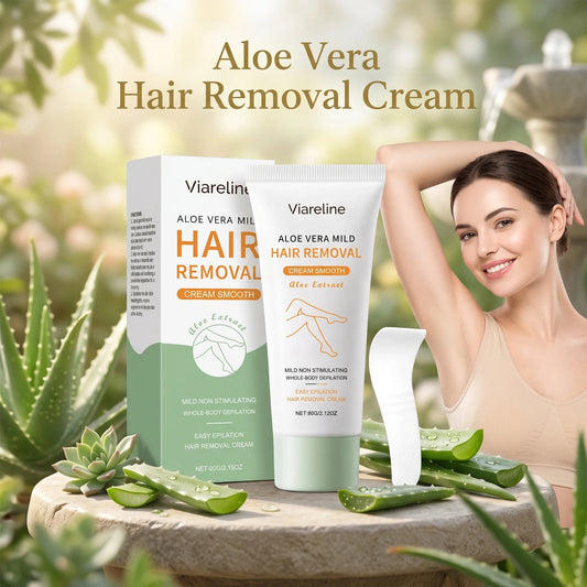 Painless Aloe Vera Whole Body Hair Removal Cream