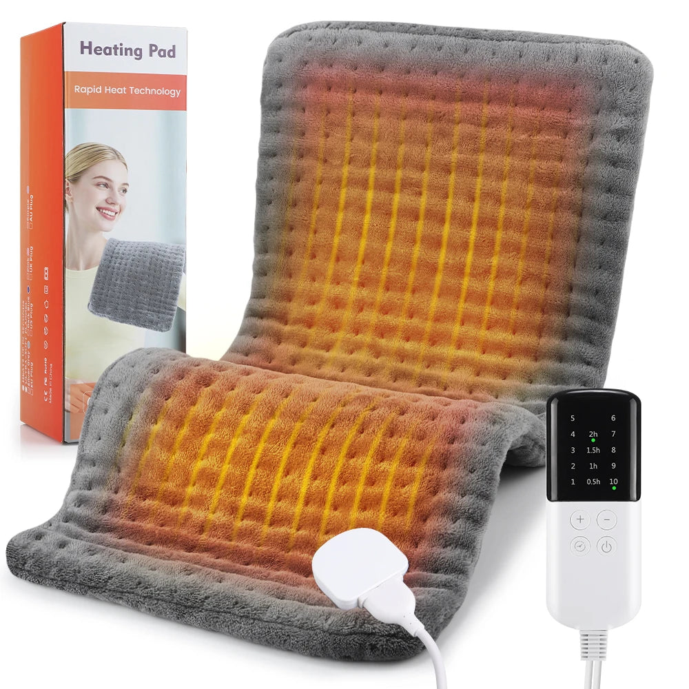 Electric Flannel Heating Pad for Pain Relief and Muscle Relaxation - 7