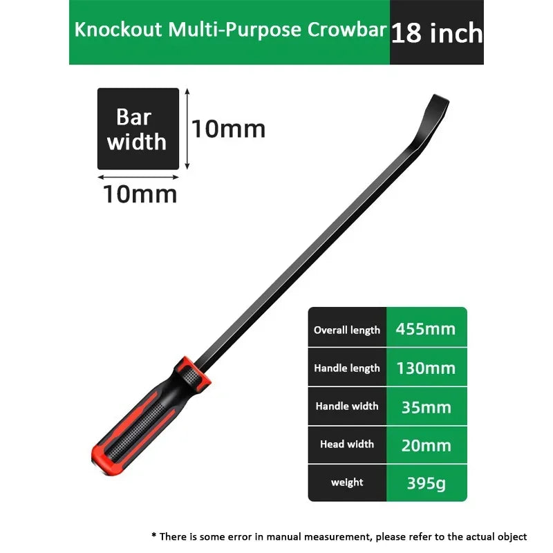 Heavy Duty Industrial Pry Bar with Ergonomic Handle