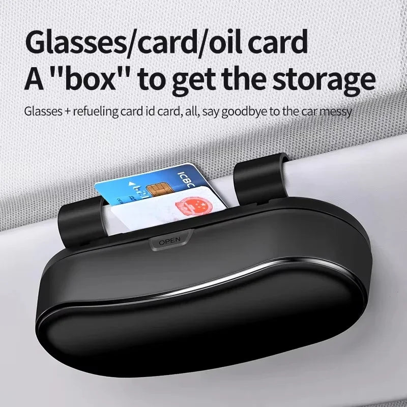Car Sun Visor Glasses Case and Storage Organizer
