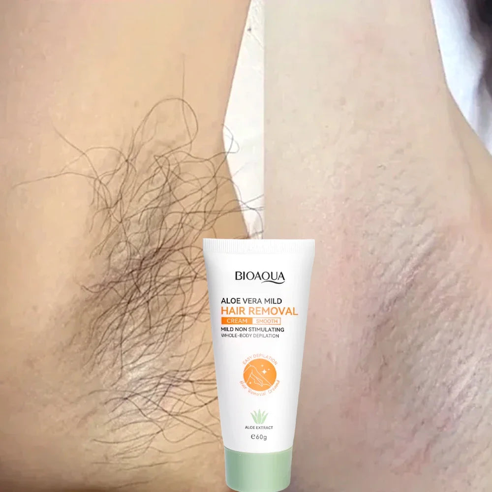 Painless Aloe Vera Hair Removal Cream for Full Body