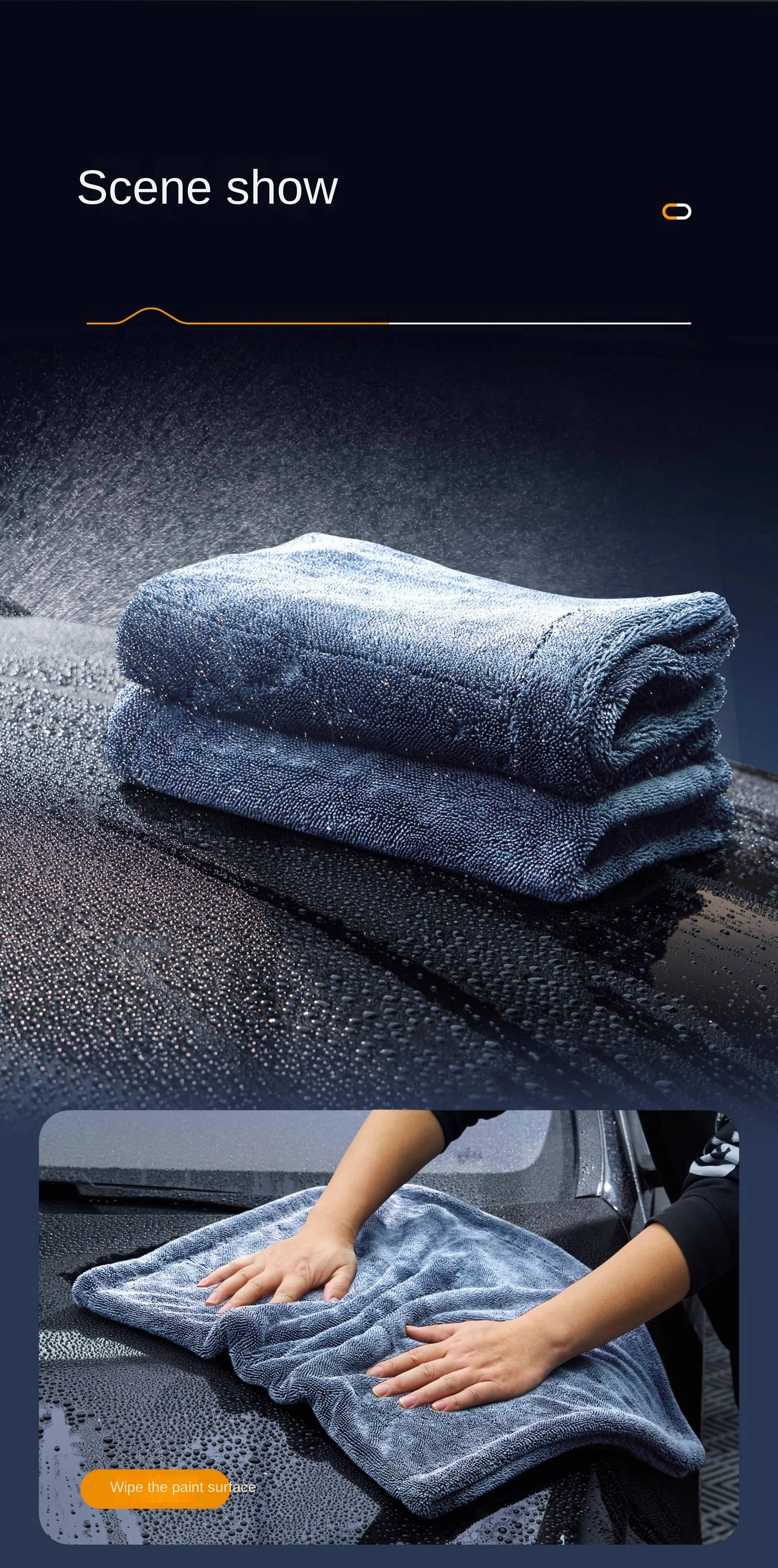 Extra Large Microfiber Car Drying Towel 160x60cm Absorbent Wash Cloth - 13