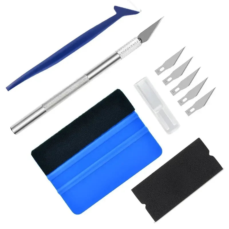 Professional Car Vinyl Wrap and Window Tinting Tool Kit - 1