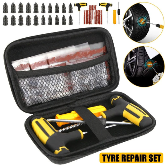Emergency Tubeless Tire Repair Kit for Cars and Motorcycles