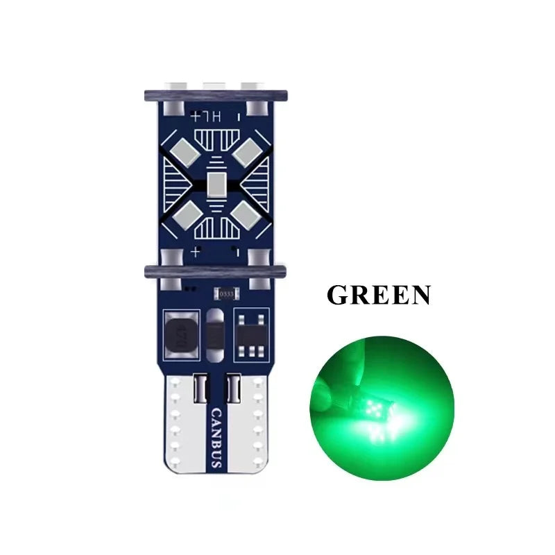 Bright T10 W5W LED Interior and Parking Light Bulbs - 11