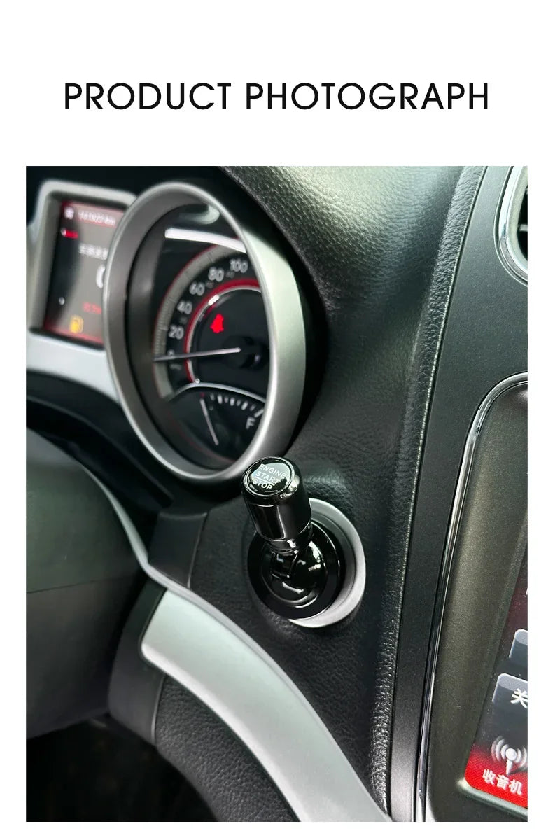 Car Engine Start Button Cover Rocker Switch Ignition Toggle Decor