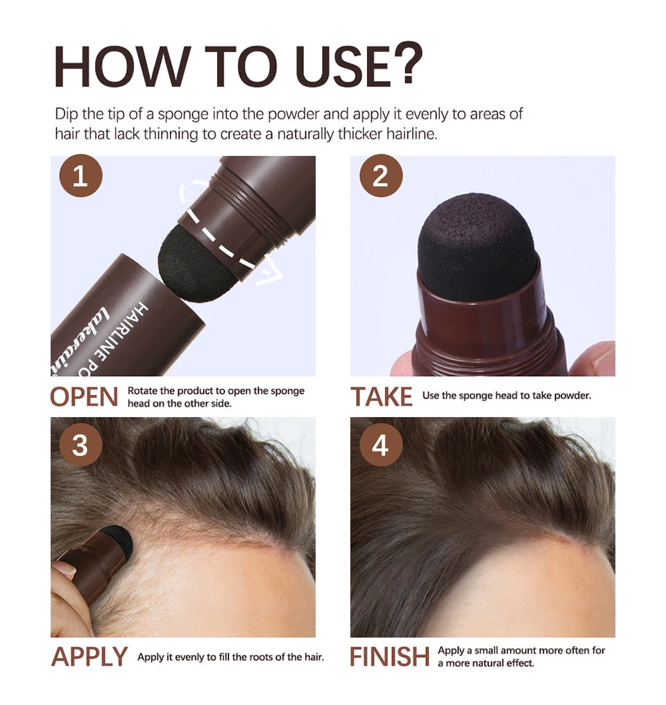 Waterproof Hairline Shadow Powder Root Cover Up Stick