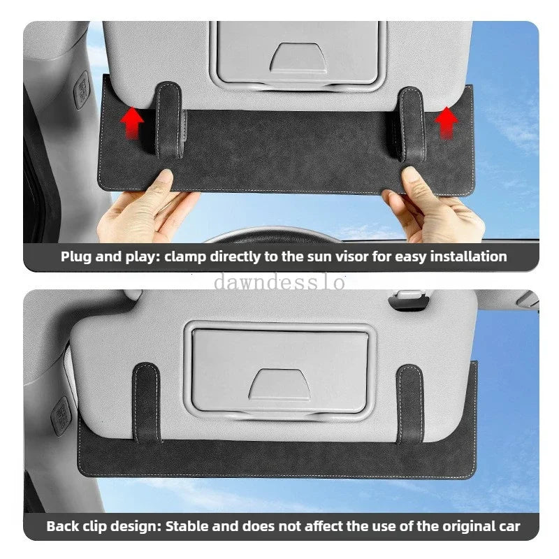 Anti-Glare Car Sun Visor Extension Shield - 2