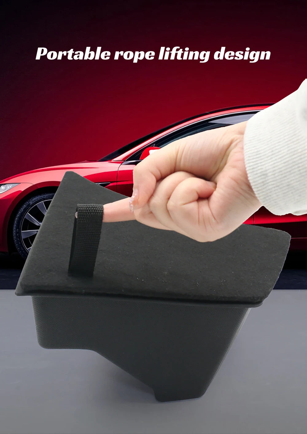 Trunk Side Storage Organizer for Tesla Model 3 Highland - 10